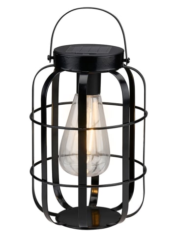 Arti Casa LED-Solarlaterne in Schwarz - (H)22 x Ø 14,5 cm