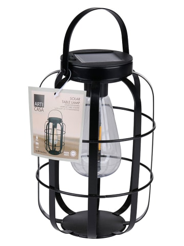 Arti Casa Solarny lampion LED w kolorze czarnym - wys. 22 x Ø 14,5 cm