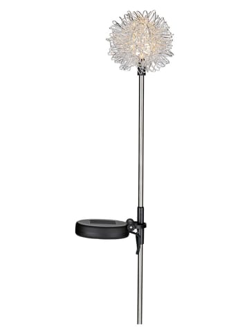 Arti Casa LED-Solar-Gartenstecker in Silber - (H)64 x Ø 8 cm