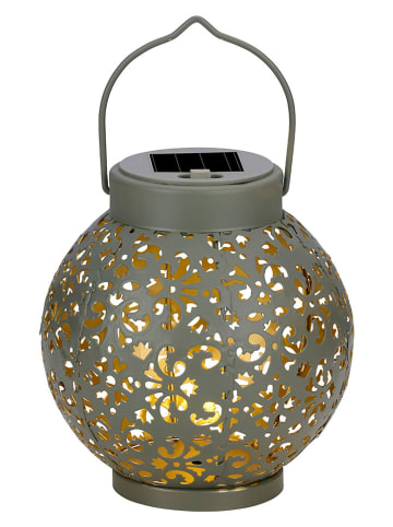 Arti Casa Solarny lampion LED w kolorze szarym - wys. 15 x Ø 14,5 cm