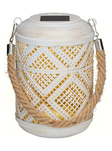 Arti Casa LED-Solarlaterne in Weiß - (H)15,5 x Ø 11 cm