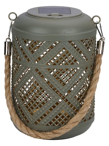 Arti Casa Solarny lampion LED w kolorze szarym - wys. 15,5 x Ø 11 cm