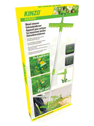 KINZO Unkrautentferner in Grün/ Silber - (L)100 cm