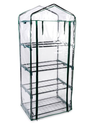KINZO Foliengewächshaus in Grün - (B)69 x (H)160 x (T)49 cm