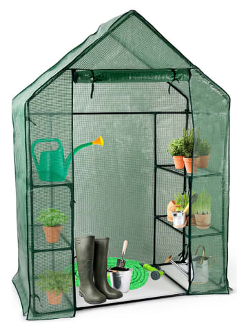 KINZO Szklarnia foliowa w kolorze zielonym - 143 x 195 x 73 cm