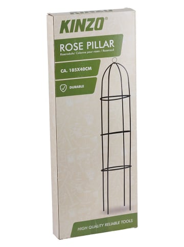 KINZO Rosensäule in Schwarz - (H)185 x Ø 40 cm 