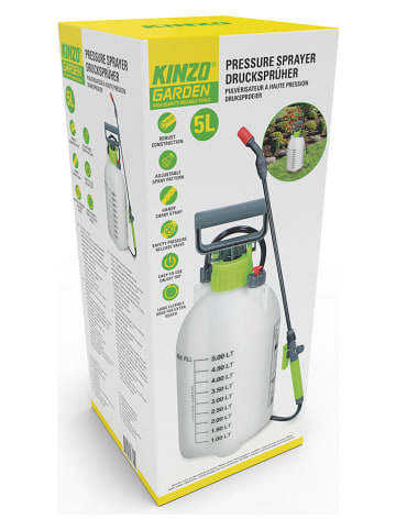 KINZO Drucksprüher in Grün - 5 l