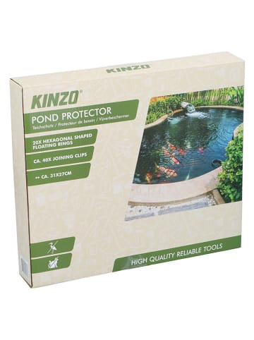 KINZO Teichabdeckung in Schwarz