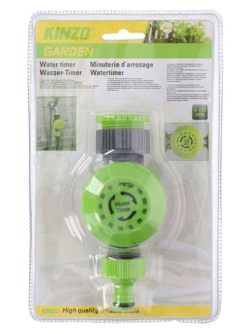 KINZO Timer nawadniania w kolorze zielonym - dł. 15 cm