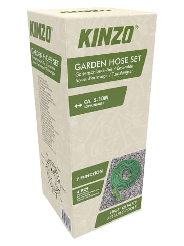 KINZO Gartenschlauch in Grün - (L)1000 cm