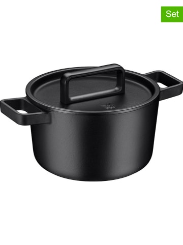 WMF 2tlg. Set: Bräter ''Flavour'' in Schwarz - 4,3 l