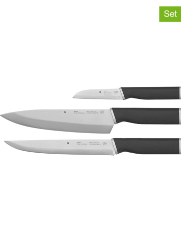 WMF 3er-Set: Messer "Kineo" in Schwarz