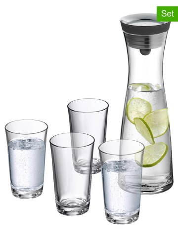 WMF 5tlg. Set: Karaffe und Gläser ''Basic''