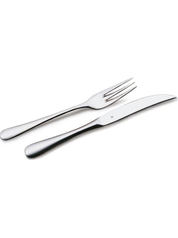 WMF 12tlg. Edelstahl-Steakbesteckset mit Holzkassette