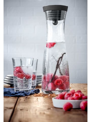 WMF 2tlg. Set: Karaffe und Gläser ''Basic'' in Schwarz