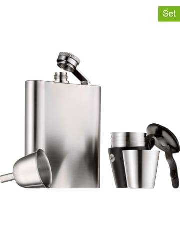 WMF 6tlg. Edelstahl-Flachmann-Set "Manhattan"