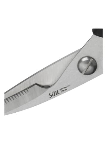 Silit Geflügelschere "Pollo" in Silber/ Schwarz - (L)24 cm