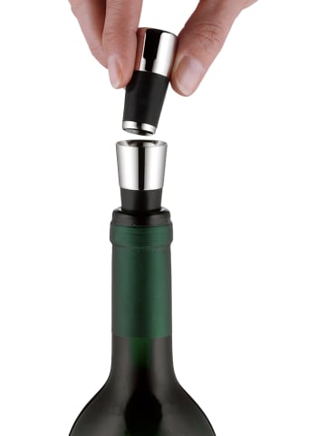 WMF Weinausgießer in Silber/ Schwarz - (L)4 cm