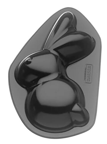 Kaiser Motivbackform "Hase" in Schwarz - (L)28,4 x (B)18,2 cm