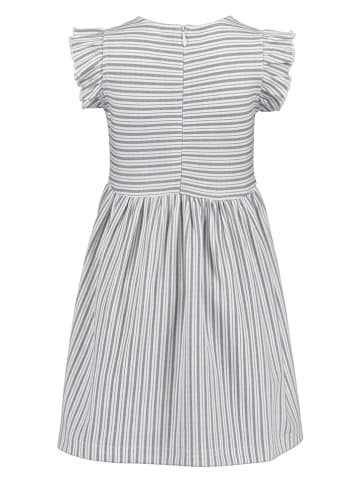 Blue Seven Jurk grijs/wit