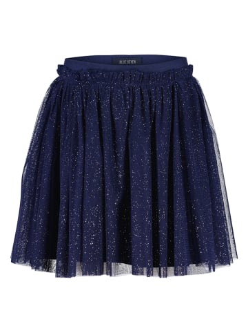 Blue Seven Tule rok donkerblauw