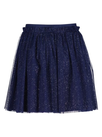 Blue Seven Tule rok donkerblauw