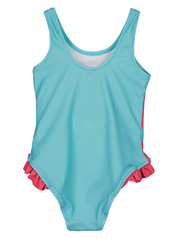 Blue Seven Badpak lichtblauw/roze