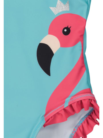 Blue Seven Strój kąpielowy w kolorze błękitno-różowym