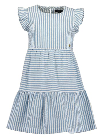 Blue Seven Kleid in Hellblau/ Weiß
