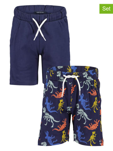 Blue Seven Szorty (2 pary) w kolorze granatowym