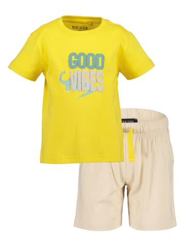 Blue Seven Outfit in Gelb/ Beige