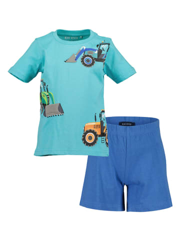 Blue Seven Pyjama in Blau