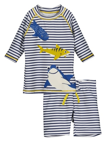 Blue Seven Badeoutfit in Blau/ Weiß