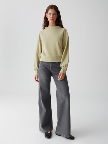 OPUS Sweatshirt olijfgroen