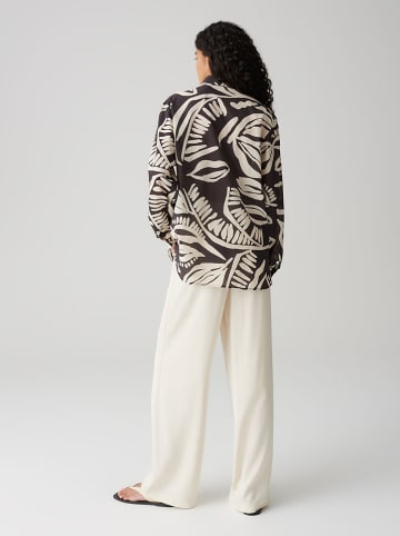 OPUS Blouse bruin/crème