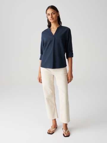 OPUS Bluzka "Felena" w kolorze granatowym