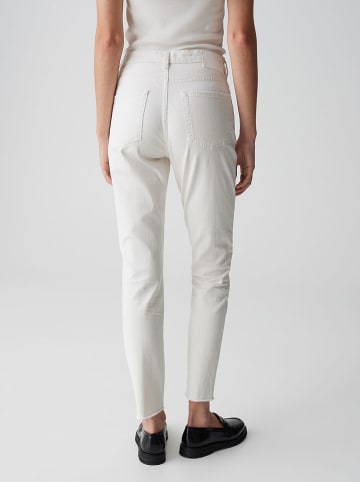 OPUS Spijkerbroek "Evita" - slim fit - wit