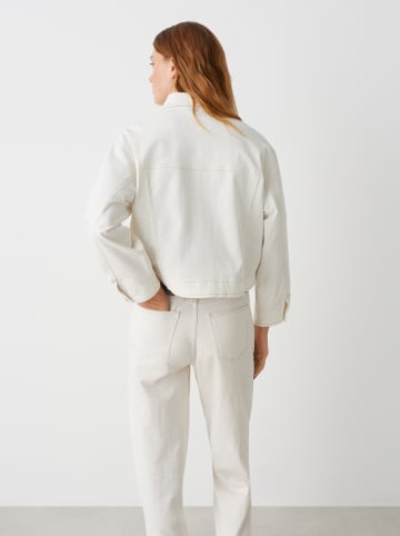 OPUS Kurtka dżinsowa w kolorze kremowym