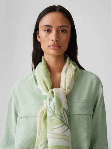 OPUS Schal in Grün/ Beige