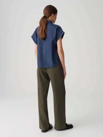 OPUS Jeansbluse "Folmes" in Dunkelblau