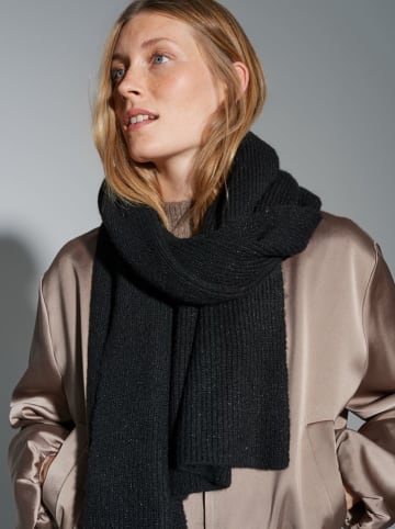 OPUS Szal "Ashiny" w kolorze czarnym