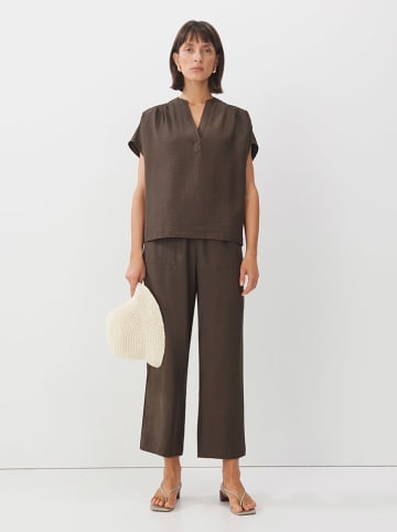 Someday Bluzka "Zinou" w kolorze brązowym