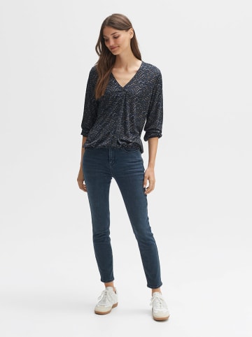 OPUS Bluse in Dunkelblau