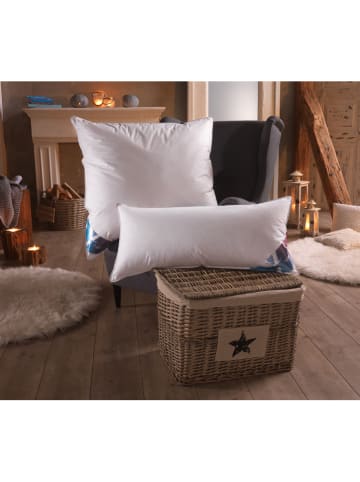 Häussling Bettwaren Driekamerkussen "Hjemme Hygge - Extra soft" wit