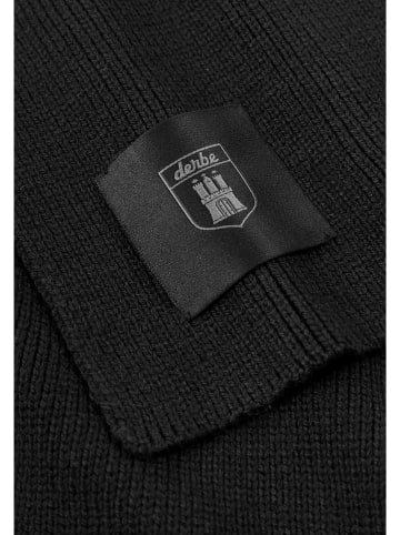 Derbe Schal in Schwarz