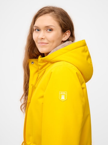 Derbe Parka in Gelb