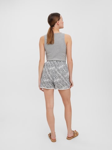 Vero Moda Szorty "Peace" w kolorze biało-czarnym