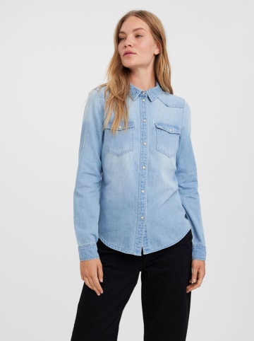 Vero Moda Bluse in Hellblau