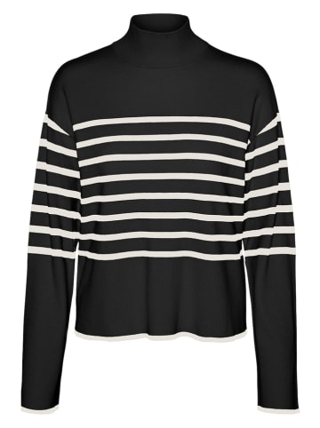 Vero Moda Sweter w kolorze czarno-kremowym