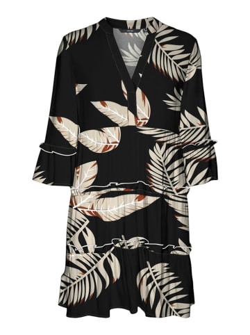 Vero Moda Sukienka w kolorze czarno-beżowym